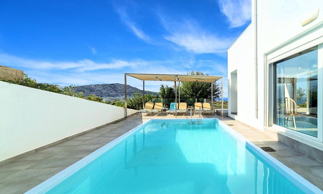 Cretan Sunset Villa Heated Pool Dhrámia Exterior photo