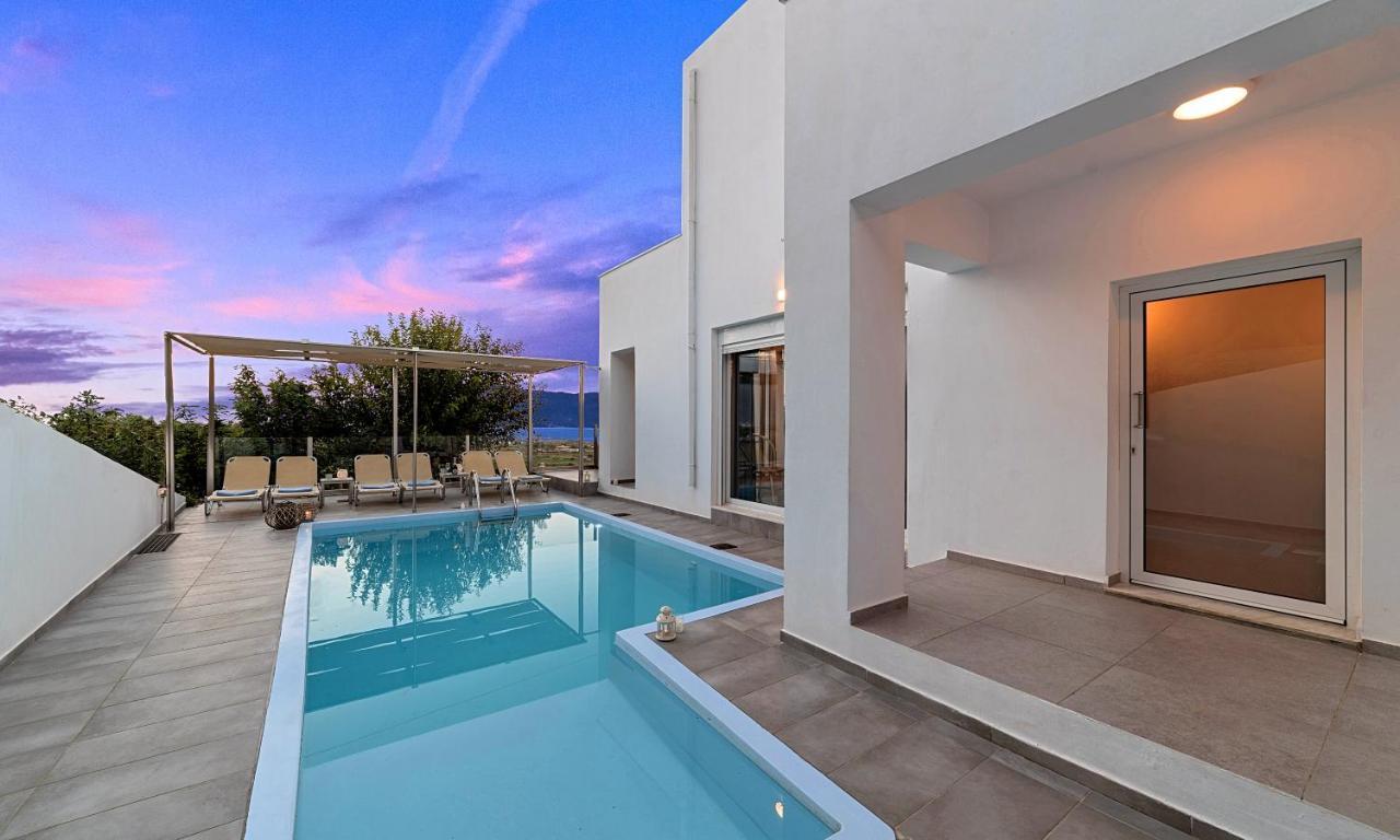 Cretan Sunset Villa Heated Pool Dhrámia Exterior photo